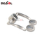 Manija de puerta de acero inoxidable 304 de aleación de aluminio o zinc dorado con juego de cerradura