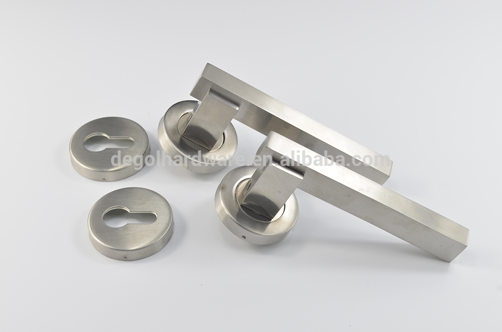 Manija de la palanca de la puerta cerradura de la puerta manijas sólidas tipo venta caliente manijas de puerta de metal hechas en china