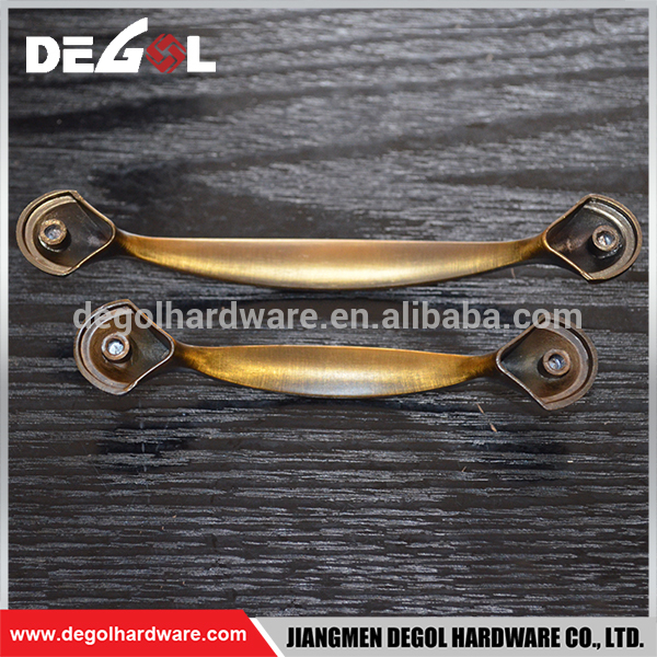 Muebles de lujo de alta calidad para muebles de cajón, manija de gabinete de aleación de zinc de latón antiguo