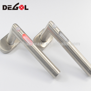 Manija de puerta LED de acero inoxidable de doble cara de gran oferta