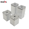 Gran oferta China fabrica patas de sofá elegantes ajustables de aluminio económicas