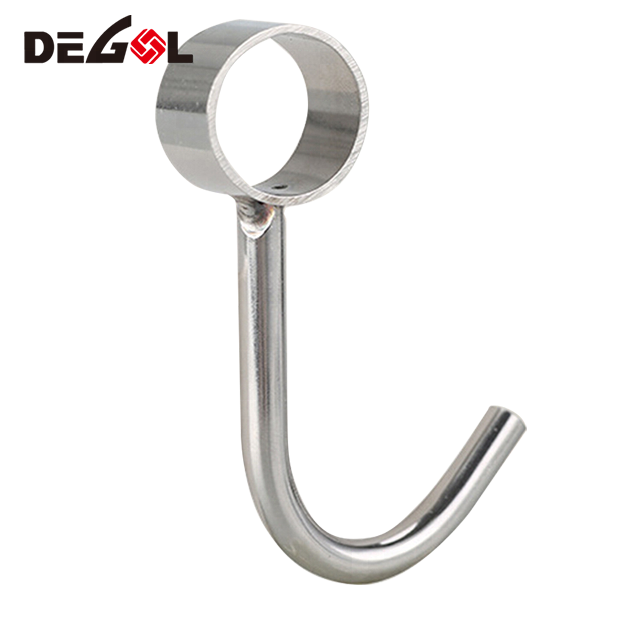 Nuevo diseño use el gancho de suspensión de ropa de metal montado en la puerta de cuerda de acero inoxidable