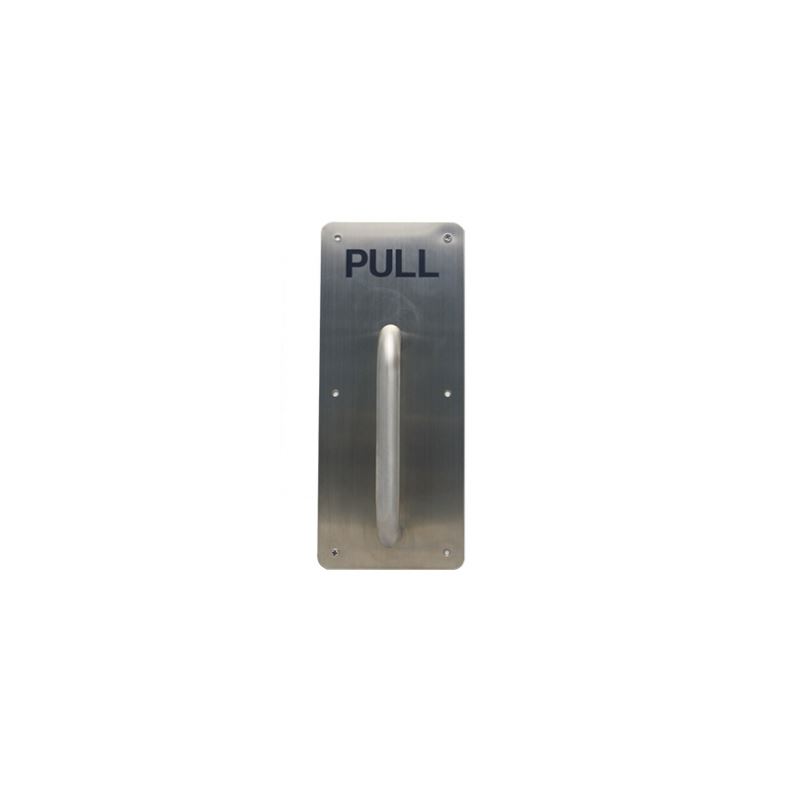 Tirador de puerta multifuncional de empuje con placa para ventas al por mayor