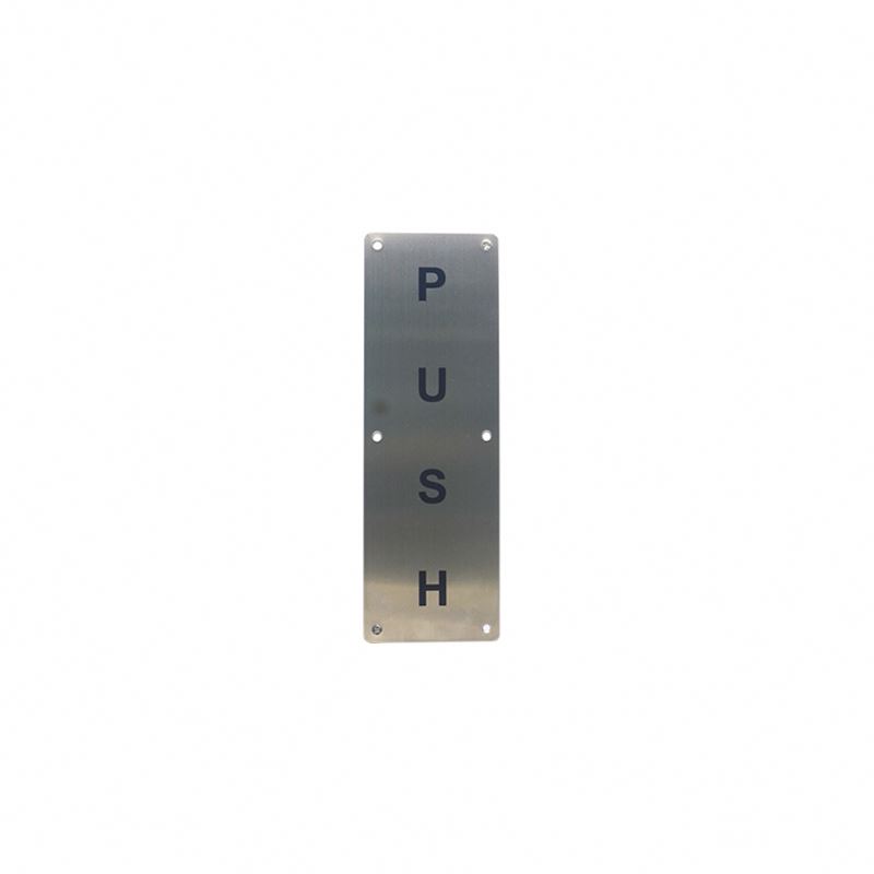 Tirador de puerta multifuncional de empuje con placa para ventas al por mayor