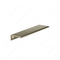 Tirador de puerta con borde de aluminio con pasador para mango de gabinete de cocina de acero inoxidable