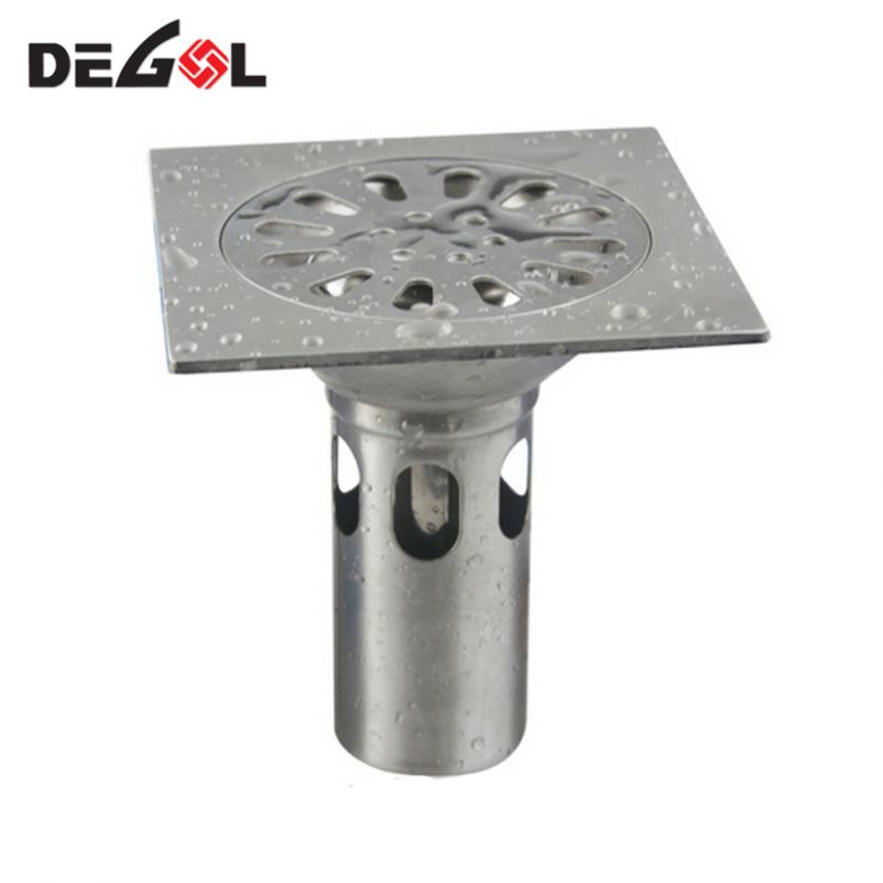 Tirador de puerta con tubo Metal 304 Acero inoxidable Rejilla de drenaje de piso