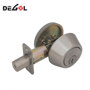 Original Cerradura de puerta con llave y perilla con cerrojo