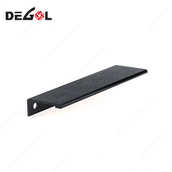 Manija de cajón de gabinete de cocina de acero inoxidable invisible de venta caliente