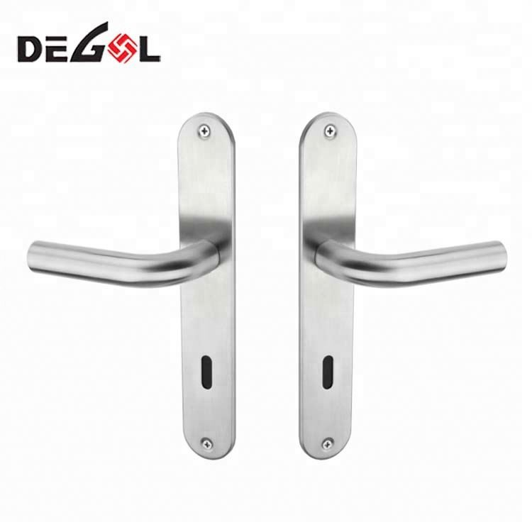 Manija sólida de la puerta del cromo del acero inoxidable del fabricante de China