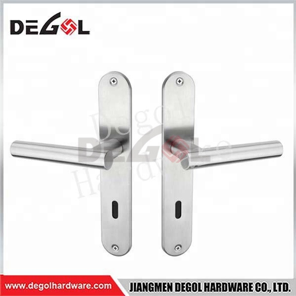 Mango de palanca de puerta de acero inoxidable 201/304 de bajo precio más vendido en placa