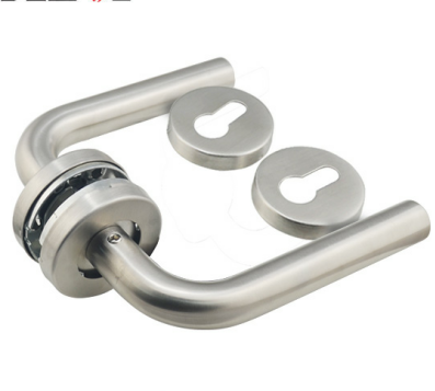 Manija de puerta de seguridad de acero inoxidable 304 de diámetro 19 para puerta interior de madera