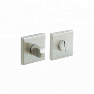 Tirador de puerta con pomo giratorio sin llave de acero inoxidable
