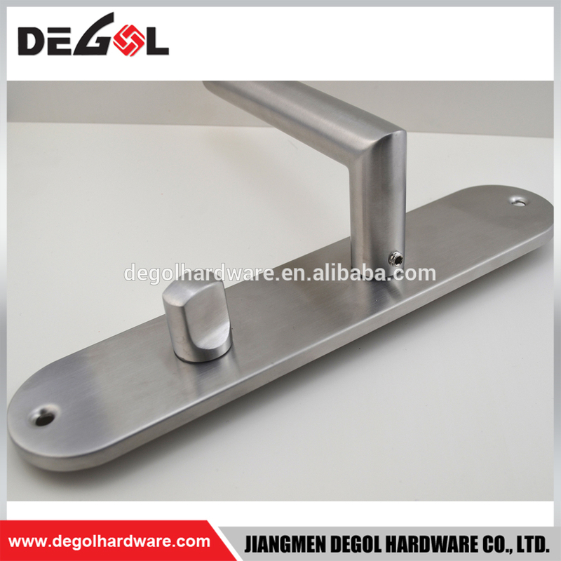 Manillas de puerta de acero inoxidable 201/304 de alta calidad, placa posterior