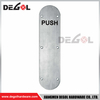 Placa de señalización de puerta PUSH o PULL