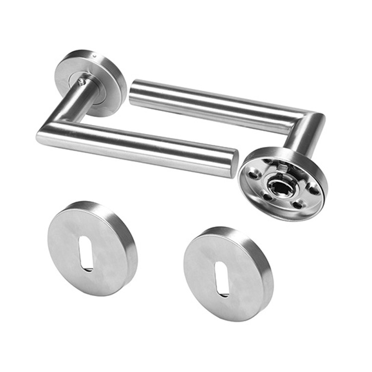 Manijas de puerta baratas, manijas de acero para puertas, manijas de perfil de acero inoxidable