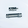 Perno de puerta con pernos deslizantes de acero inoxidable plateado de 6 pulgadas para ventanas y puertas