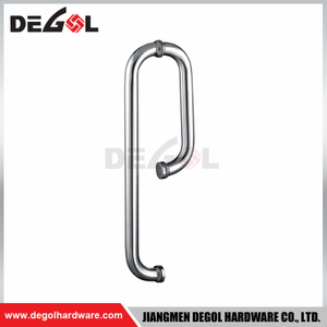 Tirador de puerta moderno de hierro forjado de acero inoxidable 304 para puerta de vidrio.