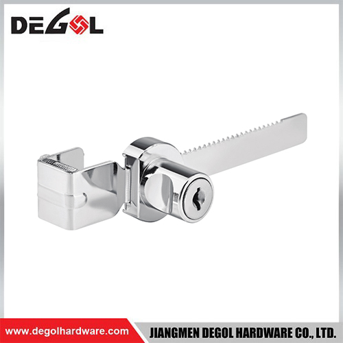 Cerradura de cajón de hardware para muebles DL201, cerradura de cajón de montaje lateral con llave