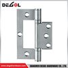 Bisagras de puerta de acero inoxidable plateadas personalizables de 4*3 pulgadas fabricadas en China
