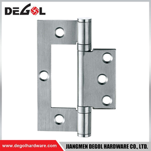 Bisagras de puerta de acero inoxidable plateadas personalizables de 4*3 pulgadas fabricadas en China