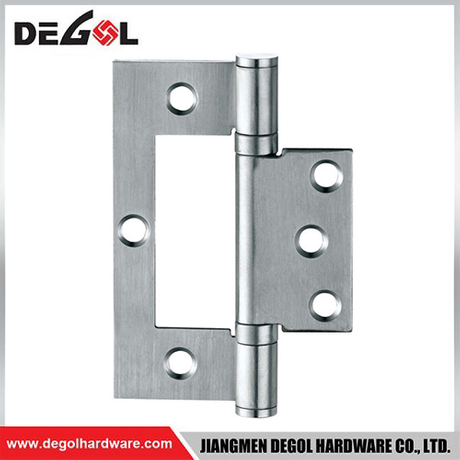 Bisagras de puerta de acero inoxidable plateadas personalizables de 4*3 pulgadas fabricadas en China