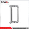 YE102 Herraje para puerta de cristal cromado satinado negro