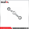 YG104 Muro cortina de vidrio Serie Cromo satinado Negro