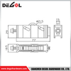 Polea para puerta y ventana corredera YR-009A 