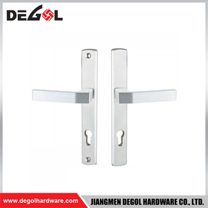 SL1007 Cerradura de puerta corrediza de vidrio de aluminio estrecha de 85 mm con contraseña impermeable para exteriores con aplicación TTlock manija de puerta de doble cara 