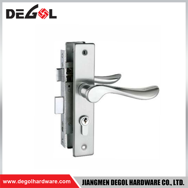 Cerradura de puerta corrediza de vidrio de aluminio SL1014, estrecha, 85 mm, contraseña, impermeable, para exteriores, con aplicación TTlock, puerta lateral doble 