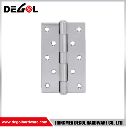 Bisagras de puerta de hierro plateado de 3*2,5 pulgadas sin rodamientos fabricadas en China