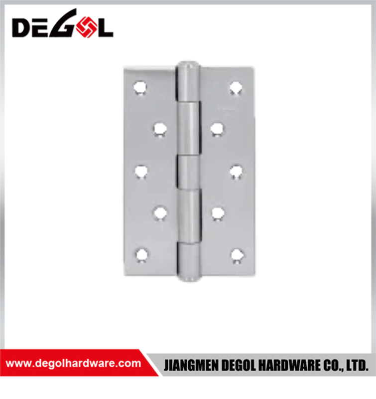 Bisagras de puerta de hierro plateado de 3*2,5 pulgadas sin rodamientos fabricadas en China