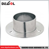Brida de acero inoxidable para muebles de tubo colgante y de acero inoxidable WF1033 para riel de guardarropa