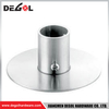Riel de guardarropa de tubo colgante de muebles de acero WF1027 con brida para organización y estética