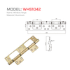 Bisagras de ventana de aluminio duraderas doradas WHS1042 para mejoras en el hogar moderno