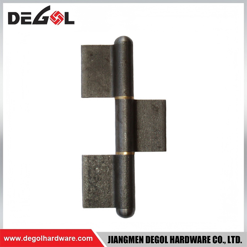 Diseño giratorio de la soldadura al acero de las bisagras de puerta del hierro del patio para el hardware de la puerta del hogar