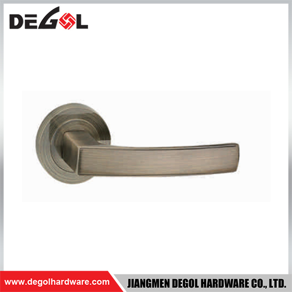 Manijas de puerta fundidas de precisión personalizadas de aleación de zinc y aleación de aluminio fabricadas en China