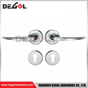 LH1031 Manijas de puerta de diseño cuadrado de acero inoxidable de doble cara