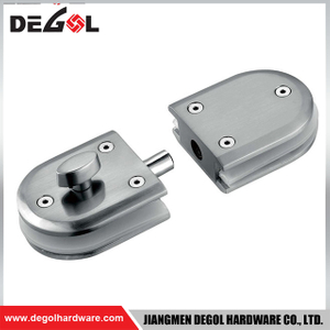 Cerradura de manija de puerta de vidrio de acero inoxidable de doble cara de seguridad GL1017