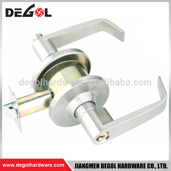 Manija de palanca de entrada tubular de aleación de zinc de alta calidad cerradura de puerta giratoria doble