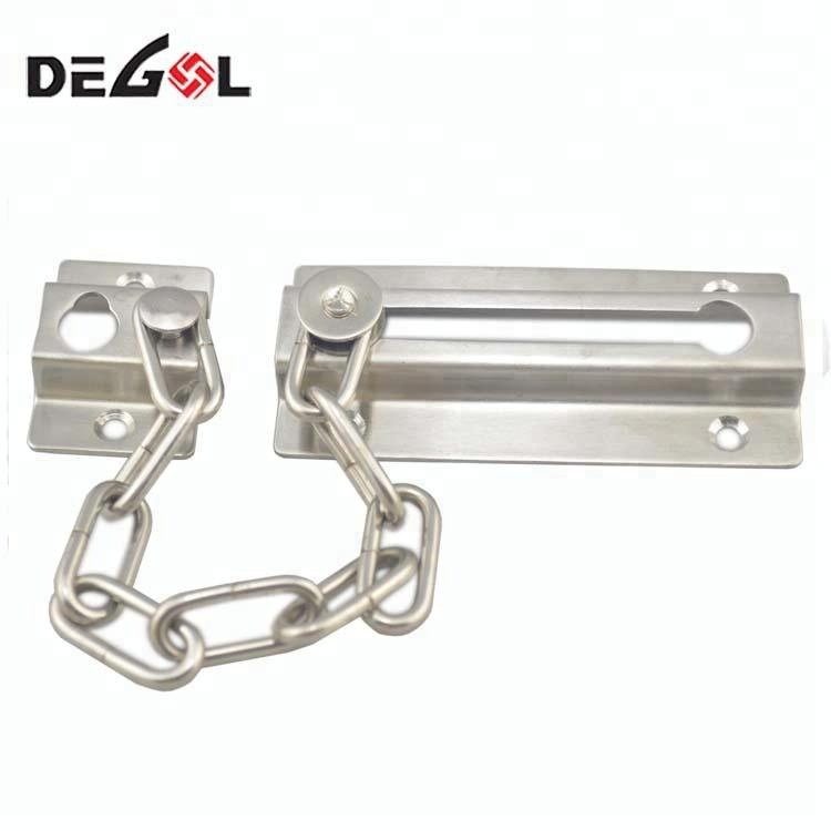 Cadena de puerta de seguridad de acero inoxidable 304