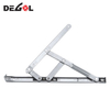 Bisagra de soporte de fricción de ventana ajustable de aluminio y PVC