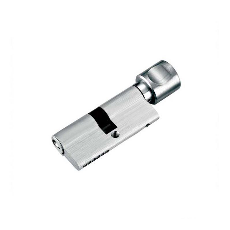 Cerradura de cilindro con perilla giratoria de latón de 60 mm sin llave para baño