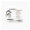 Manija de puerta interna de tubo de acero inoxidable de 130 mm de largo