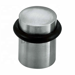 tope para puerta montado en acero inoxidable con gancho para ropa