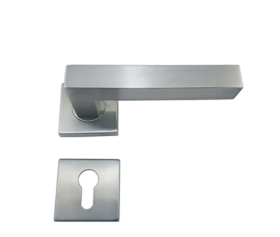 Tirador de puerta de madera de doble cara de acero inoxidable estilo argentino