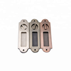 Cerradura de puerta estrecha de embutir, cerradura de puerta corredera para tirador de puerta de madera, cerradura deslizante