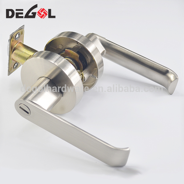 Cerradura tubular de puerta de entrada con palanca de grado 3 de aleación de zinc sólido en el mercado de EE. UU.