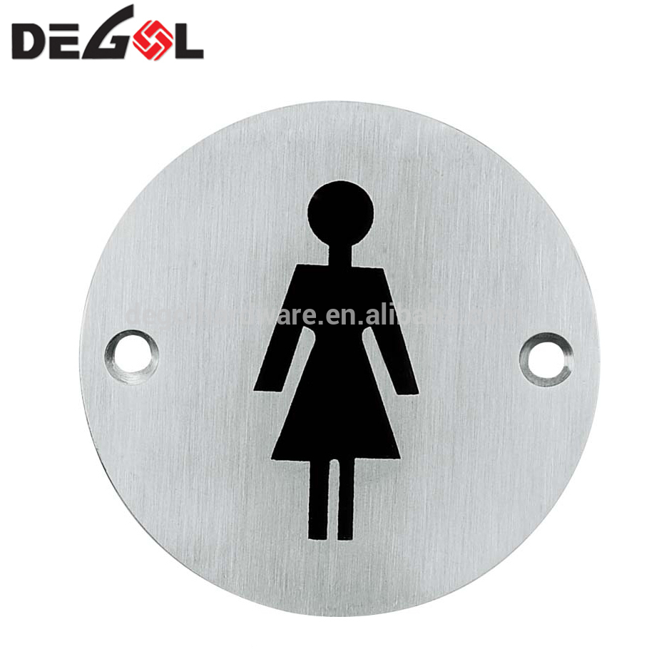 Letrero de puerta de metal Push Pull