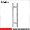 DP1008 moderna puerta de cristal con tirador interior deslizante en forma de H de acero inoxidable